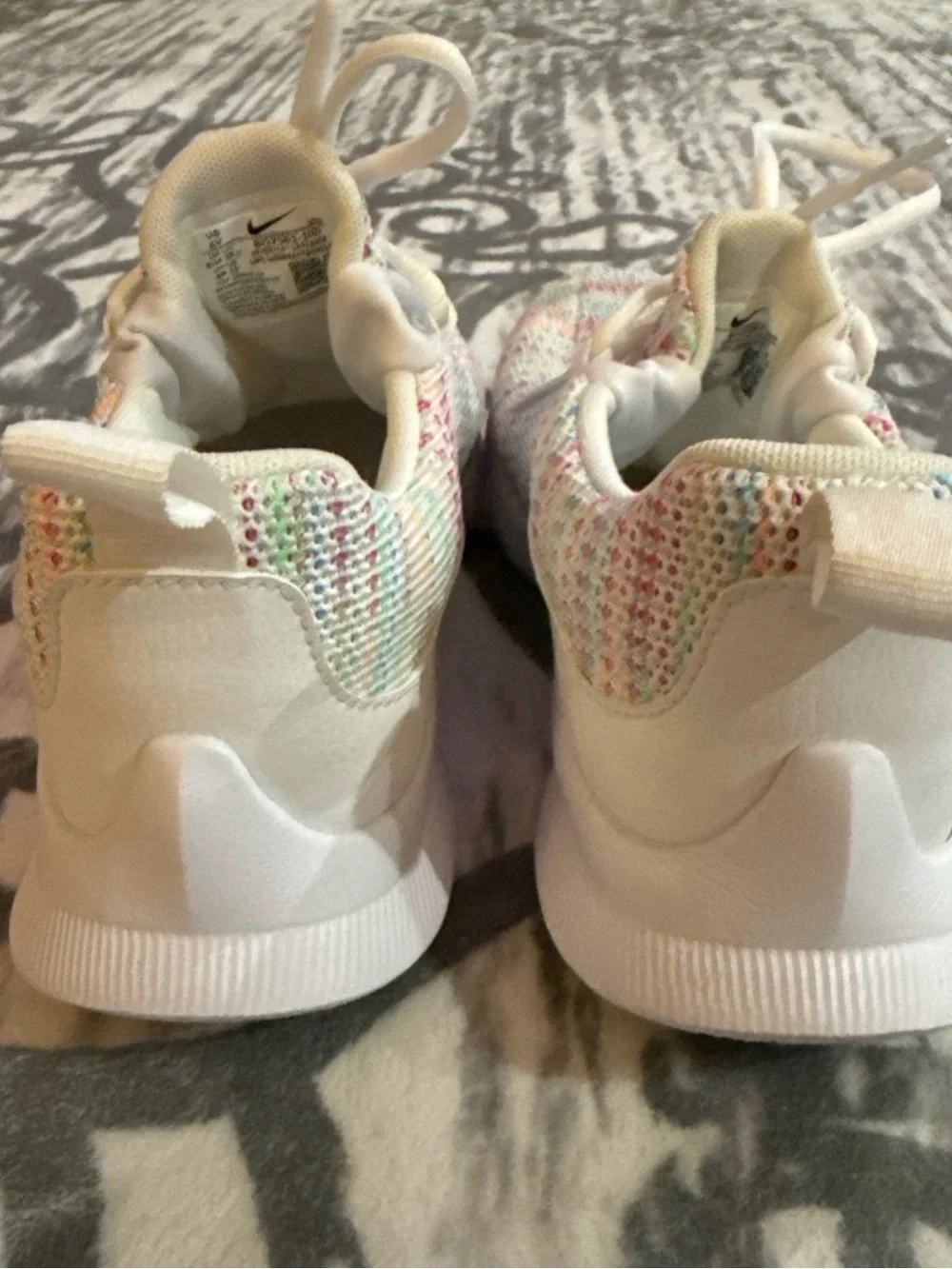 Nike Kids Multicolor Knit Sneakers with White Laces